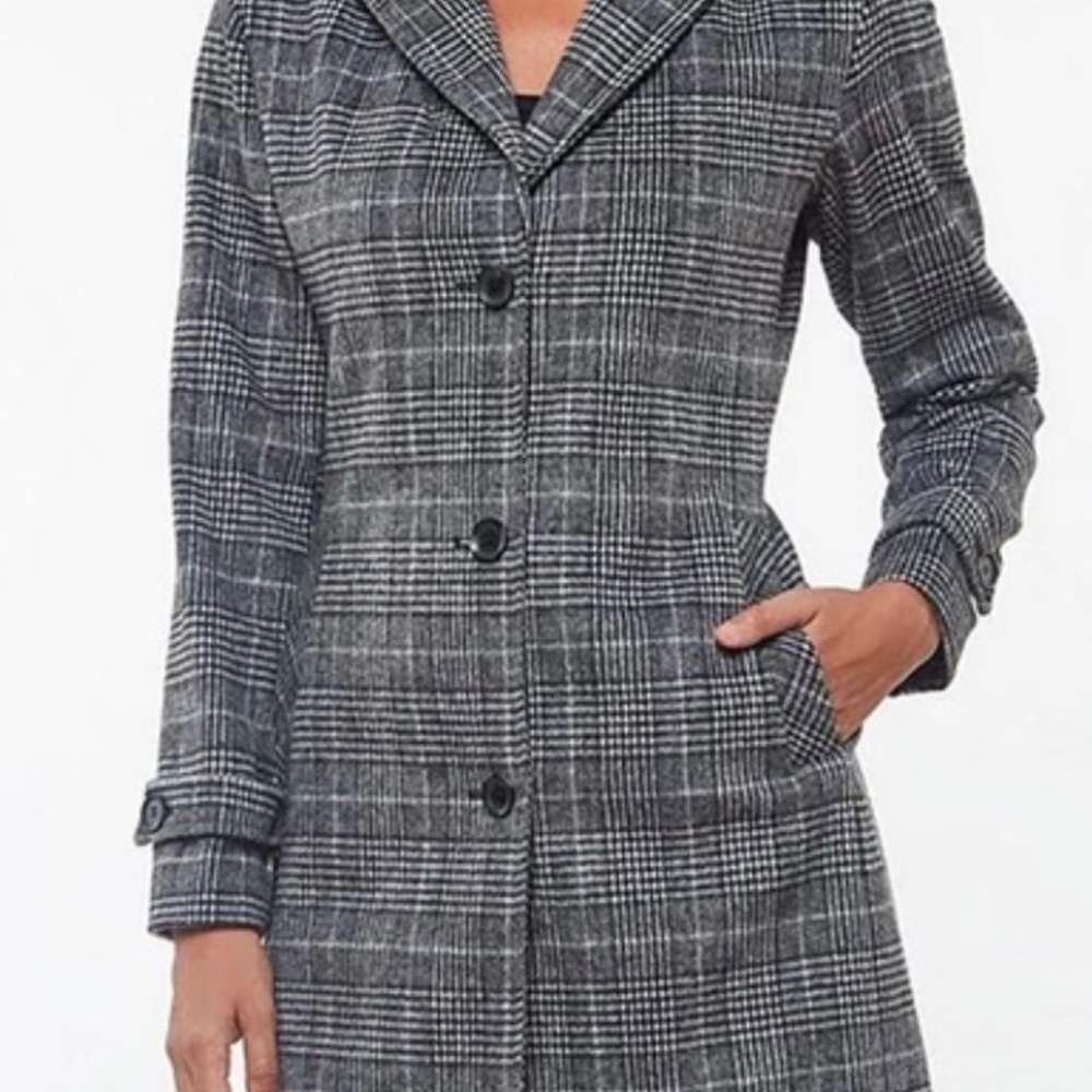 Vince Camuto Plaid Coat